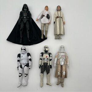Star Wars “The Black Series”, 6 Inch, Ultimate Figure Lot 6 Figurines Only